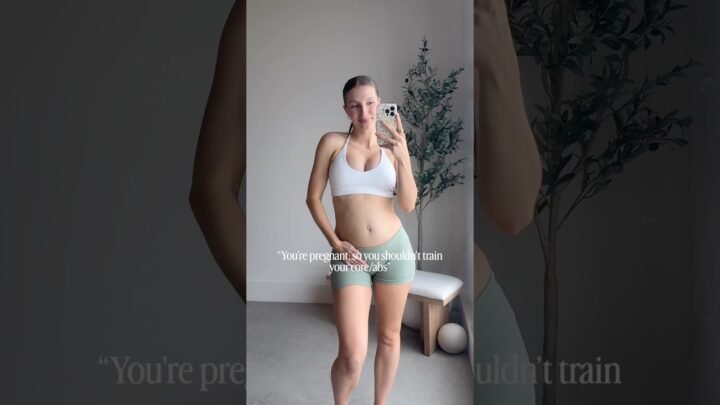 “you shouldn’t train your abs pregnant”