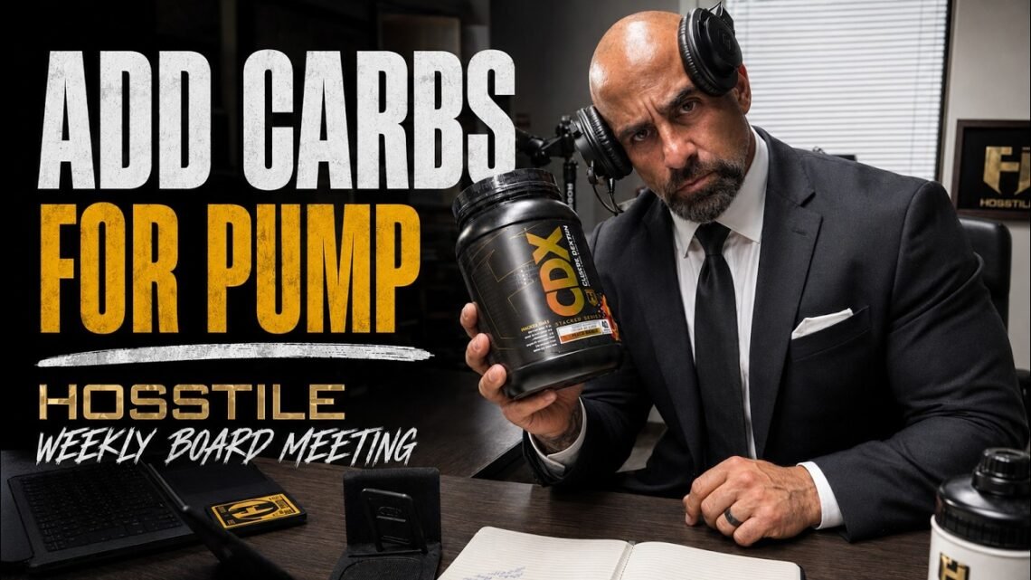MAKE YOUR CARBS WORK FOR YOU  WEEKLY HOSSTILE BOARD MEETING