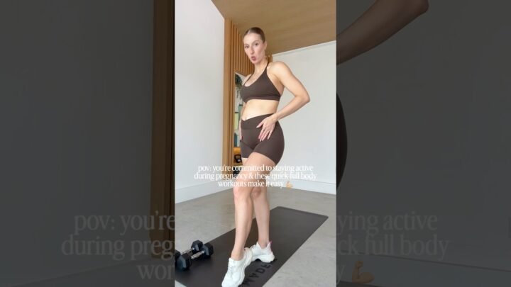 pov: you’re committed to staying active during pregnancy 💪🏼