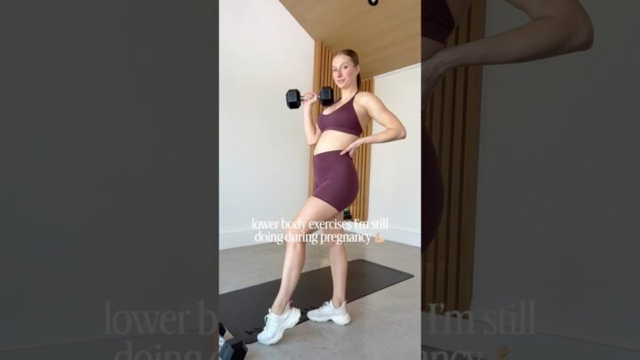 lower body exercises I LOVE while pregnant 🍑