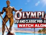 OLYMPIA PREJUDGING: 212 BODYBUILDING, CLASSIC BODYBUILDING  WATCH ALONG