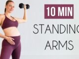 10 MIN STANDING ARM WORKOUT – No Repeat with Dumbbells  Pregnancy Friendly