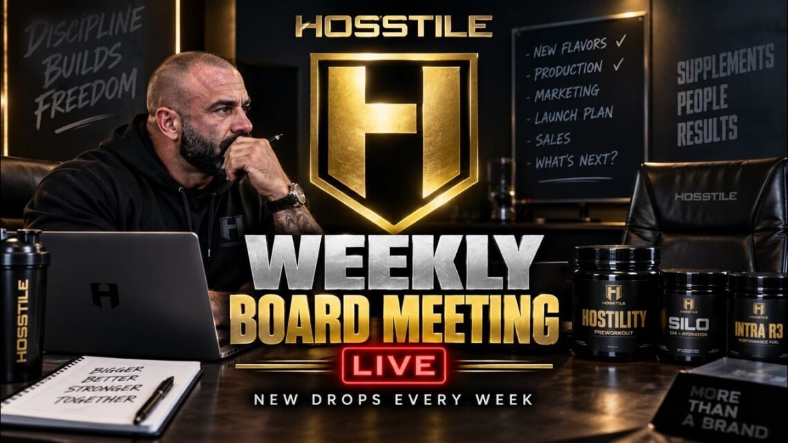 WEEKLY HOSSTILE BOARD MEETING LIVE!  Fouad Abiad