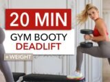 20 MIN RDL BOOTY – DEADLIFT VARIATIONS, Gym Style I Weight + Bench