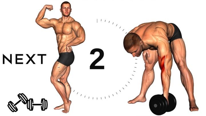 Full Body Workout with Dumbbells at Home
