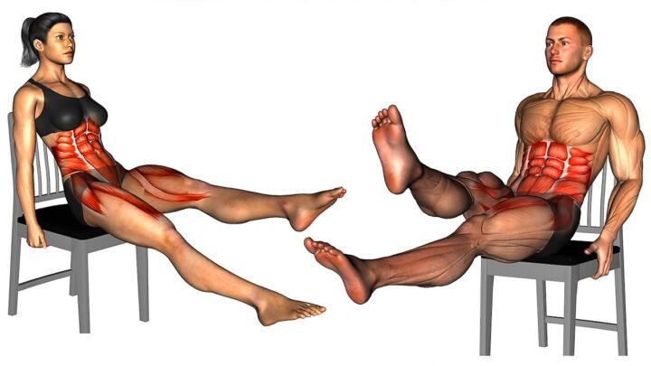 Eliminate Lower Belly Overhang Using Only a Chair